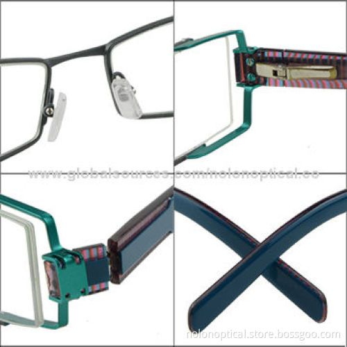 Blue Fisher Optical Frames with Acetate Temple